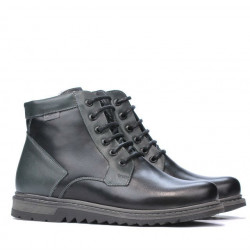 Stivaletti uomo 497 nero+grigio