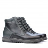 Stivaletti uomo 497 nero+grigio