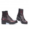 Stivaletti donna 3314 a rosso