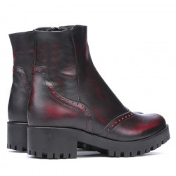 Stivaletti donna 3314 a rosso