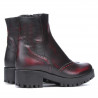 Stivaletti donna 3314 a rosso