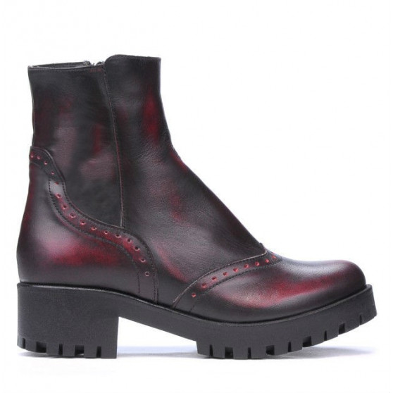 Stivaletti donna 3314 a rosso
