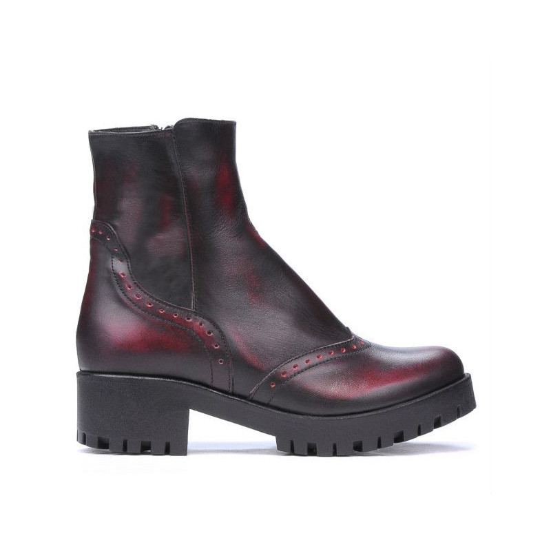 Stivaletti donna 3314 a rosso