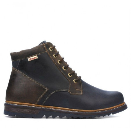 Stivaletti uomo 497 tuxon indaco+marrone