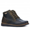 Stivaletti uomo 497 tuxon indaco+marrone