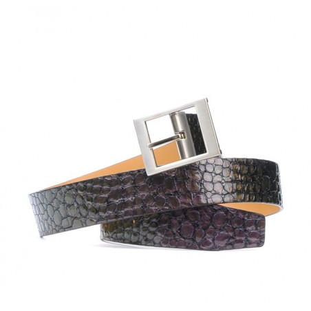 Cintura donna 02m croco camaleonte