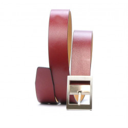 Cintura donna 02m bordeaux