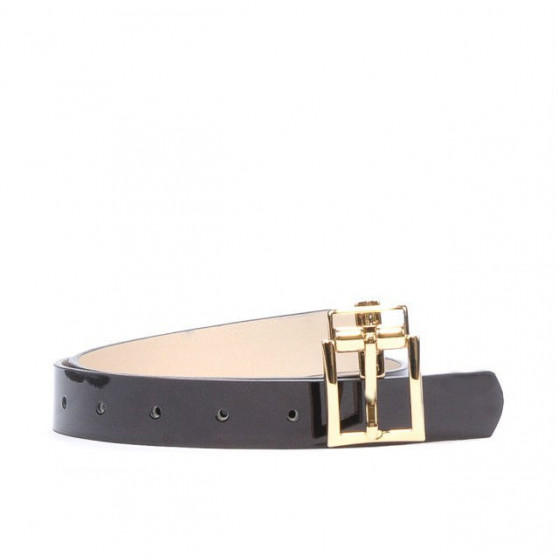 Cintura donna 02m bicolore cs vernice bordeaux+beige