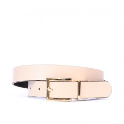 Cintura donna 02m bicolore cs vernice bordeaux+beige