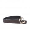 Cintura donna 02m bicolore cs nero+caffè
