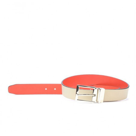 Cintura donna 02m bicolore cs rosso+beige