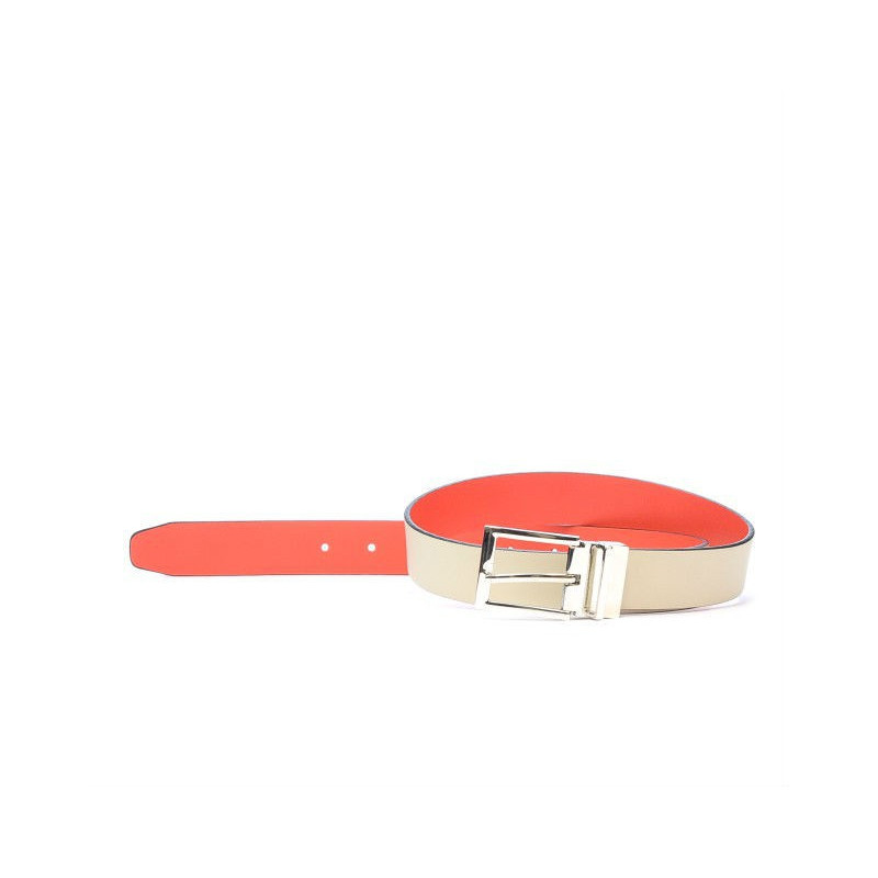 Cintura donna 02m bicolore cs rosso+beige