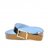 Cintura donna 02m bicolore cs rame+blu