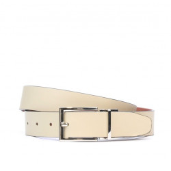 Cintura donna 02m bicolore cs marrone+beige