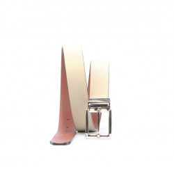 Cintura donna 02m bicolore cs marrone+beige