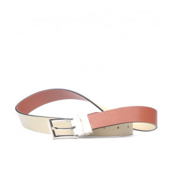 Cintura donna 02m bicolore cs marrone+beige