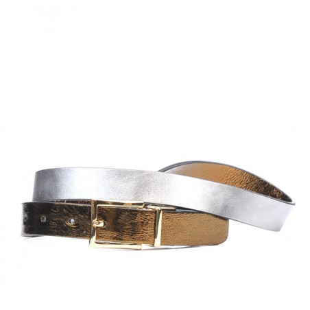 Cintura da donna 02m bicolore cs rame+argento