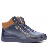 Stivaletti uomo 4103 indaco+marrone