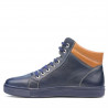 Stivaletti uomo 4103 indaco+marrone