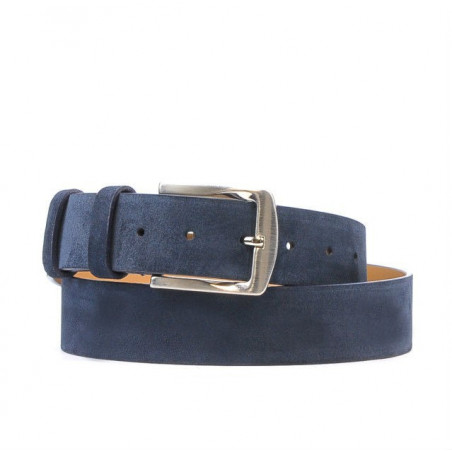 Cintura uomo / donna 01b blu in velluto