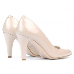 Scarpe eleganti donna 1234 vernice avorio