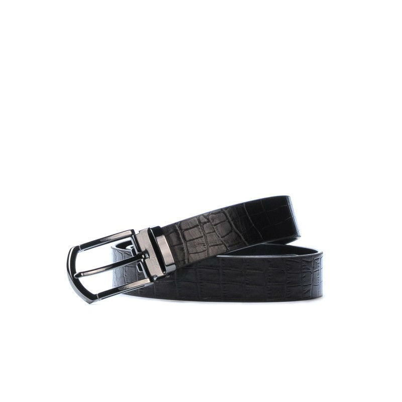 Cintura uomo 12b croco marrone 01