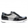 Scarpe sportive da donna 682 vernice nera combinata