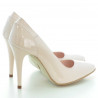 Scarpe eleganti donna 1230 vernice rosa chiaro