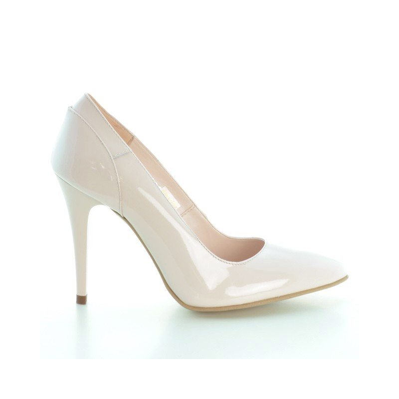 Scarpe eleganti donna 1230 vernice rosa chiaro