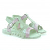 Sandali bambini piccoli 18c vernice beige+rosa