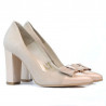 Scarpe eleganti donna 1262 antilope avorio combinato