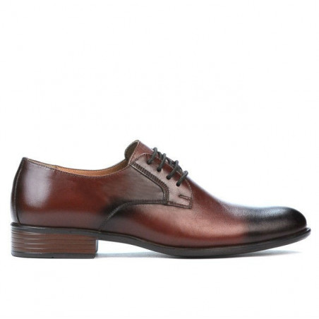 Scarpe eleganti uomo 837 a marrone scuro