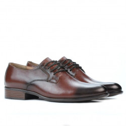 Scarpe eleganti uomo 837 a marrone scuro