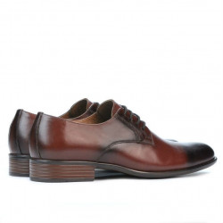 Scarpe eleganti uomo 837 a marrone scuro