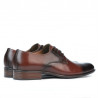 Scarpe eleganti uomo 837 a marrone scuro