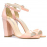 Sandali da donna 1259 vernice rosa chiaro