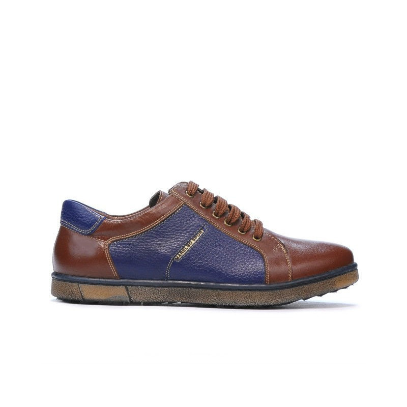 Scarpe sportive uomo 849 marrone+indaco