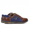 Scarpe sportive uomo 849 marrone+indaco