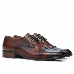 Scarpe eleganti uomo 838 a marrone scuro