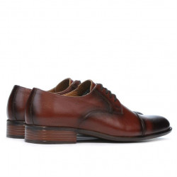 Scarpe eleganti uomo 838 a marrone scuro