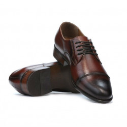 Scarpe eleganti uomo 838 a marrone scuro