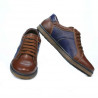 Scarpe sportive uomo 849 marrone+indaco