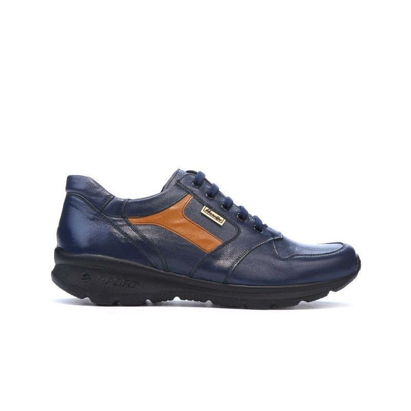 Scarpe sportive uomo 827 indaco+marrone