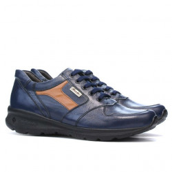 Scarpe sportive uomo 827 indaco+marrone