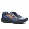 Scarpe sportive uomo 827 indaco+marrone