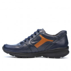 Scarpe sportive uomo 827 indaco+marrone