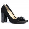 Scarpe eleganti donna 1262 nero antilope combinato