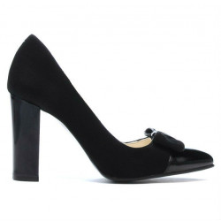 Scarpe eleganti donna 1262 nero antilope combinato