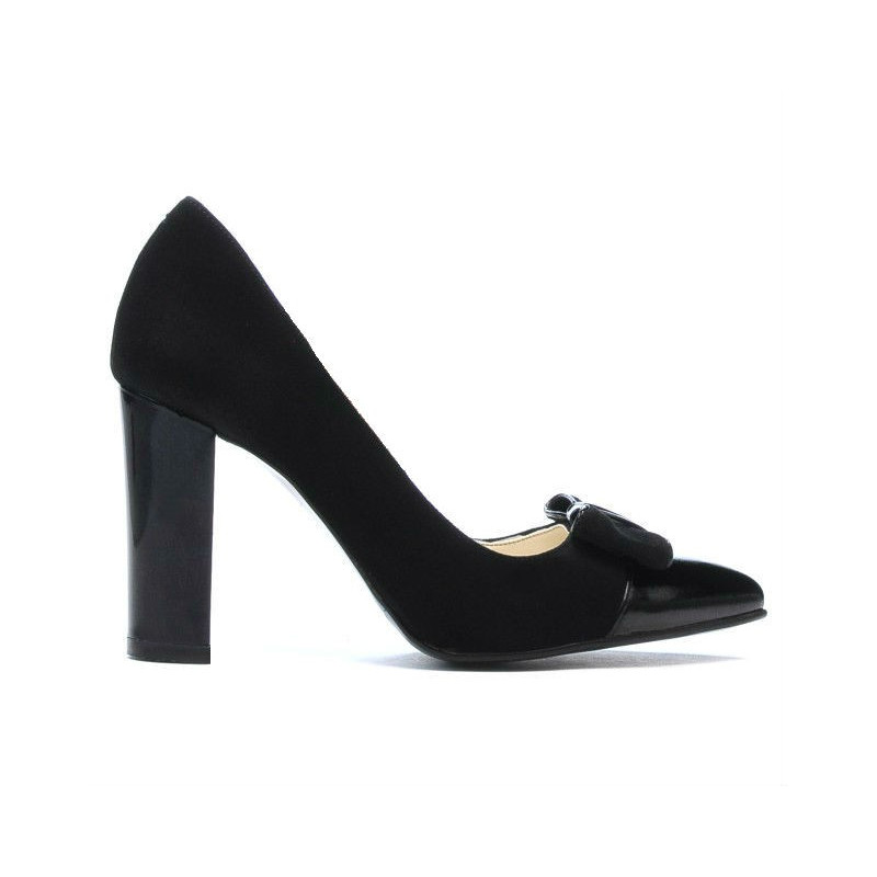 Scarpe eleganti donna 1262 nero antilope combinato