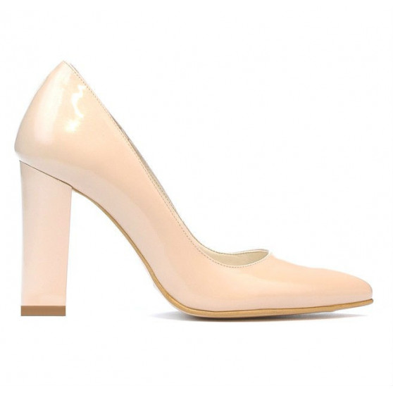 Scarpe eleganti donna 1261 vernice avorio